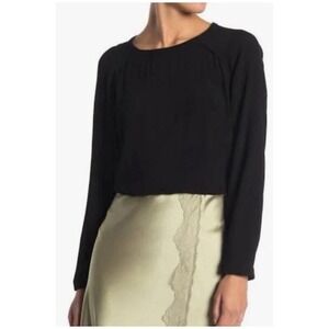 Allsaints Lucas Top in Black Women's‎ S